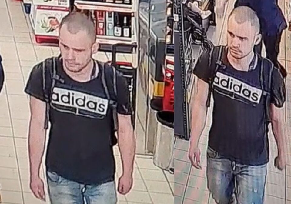 Policjanci szukają mężczyzny ze zdjęcia, która 15 maja w supermarkecie na ul. Klonowej 15 ukradł trzy butelki whisky. Oprócz tego, złodziej zaatakował ochroniarza, który przyłapał go na kradzieży.