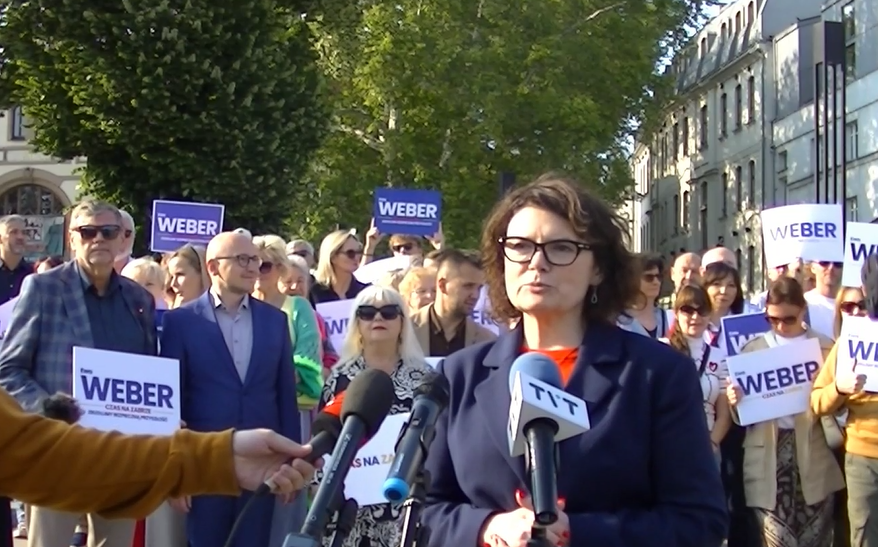 W czwartek (12 czerwca) na Placu Teatralnym, pełniąca obowiązki prezydenta Zabrza Ewa Weber, ogłosiła swój start w przedterminowych wyborach prezydenckich w Zabrzu, które odbędą się 10 sierpnia.