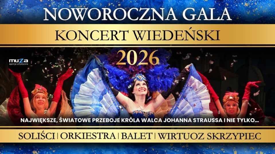 Agencja Artystyczna MUZA zaprasza na największe, światowe przeboje króla walca Johanna Straussa i nie tylko. Największe przeboje opery, operetki i musicalu. Wspaniali Soliści, Orkiestra Symfoniczna pod batutą Maestro, wielobarwne pary baletowe oraz gość specjalny.