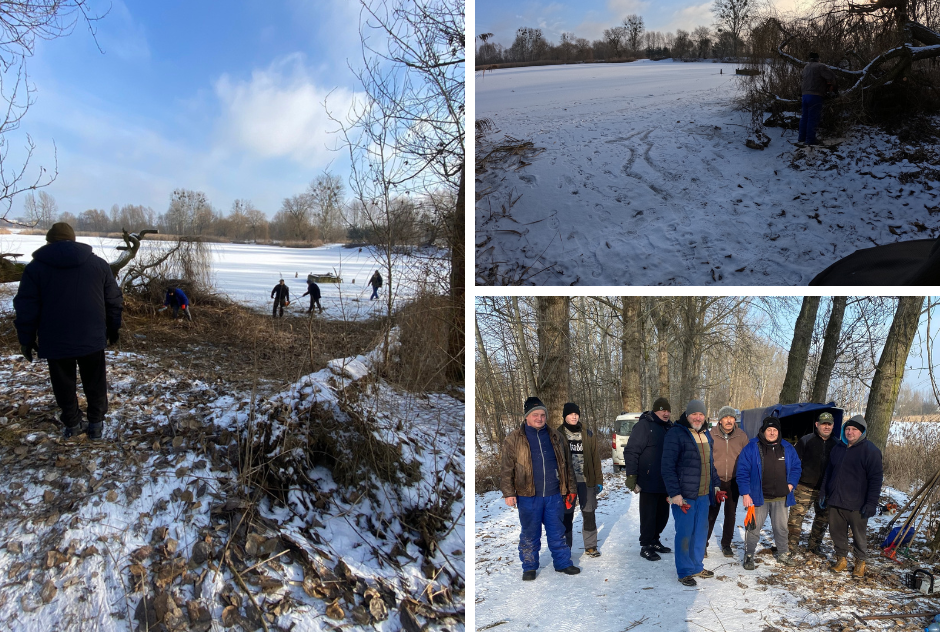 Mroźna aura i skute lodem zbiorniki wodne nie zniechęciły wędkarzy zrzeszonych w Kole PZW nr 64 Zabrze. Wręcz przeciwnie – zimowe warunki stały się okazją do intensywnych prac porządkowych na lokalnych łowiskach. W minioną sobotę, 10 stycznia na zbiorniku nr 733 „Roman” przeprowadzono szeroko zakrojoną akcję sprzątania oraz usuwania drzew powalonych do wody.